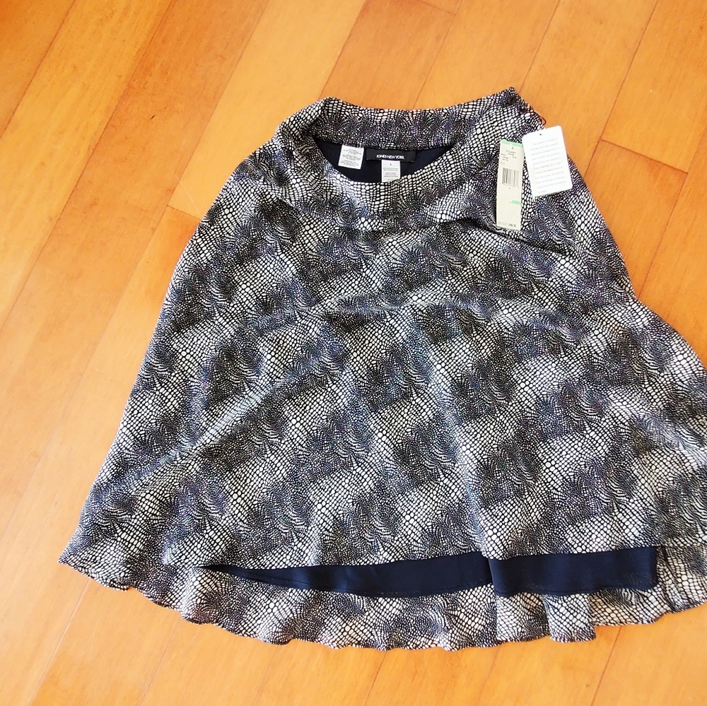 New Elegant Silk Midi Skirt, 8